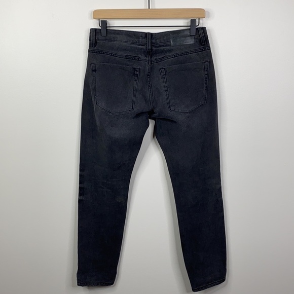 ONE TEASPOON Freebird Basalt Black Denim Jeans - Picture 8 of 11